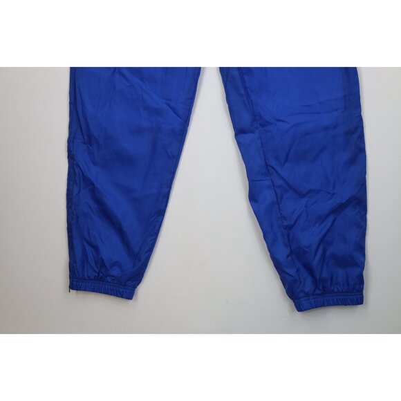 Vintage 90s Reebok Mens XL Classic Logo Lined Windbreaker Joggers Pants Blue - Picture 4 of 14